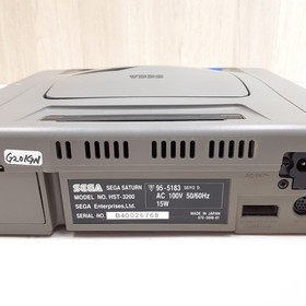 Sega Saturn console Japan Gray bundle with 3 games, 1 controller & cables tested