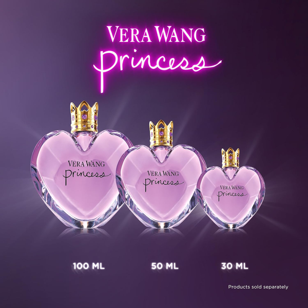 Princess Eau De Toilette Spray, Fragancia para Mujer, 3.4 Fl Oz | Notas de Manzana, Q 5