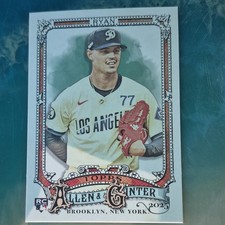 2025 Topps Allen & Ginter River Ryan Rookie Base Set #226 Los Angeles Dodgers