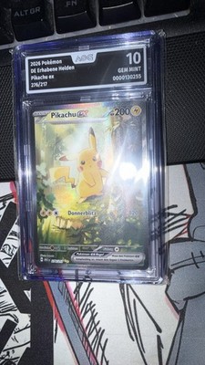 Pikachu 276/217 SIR, Erhabene Helden, Ascended Heroes, AOG 10 GEM MINT (Psa)