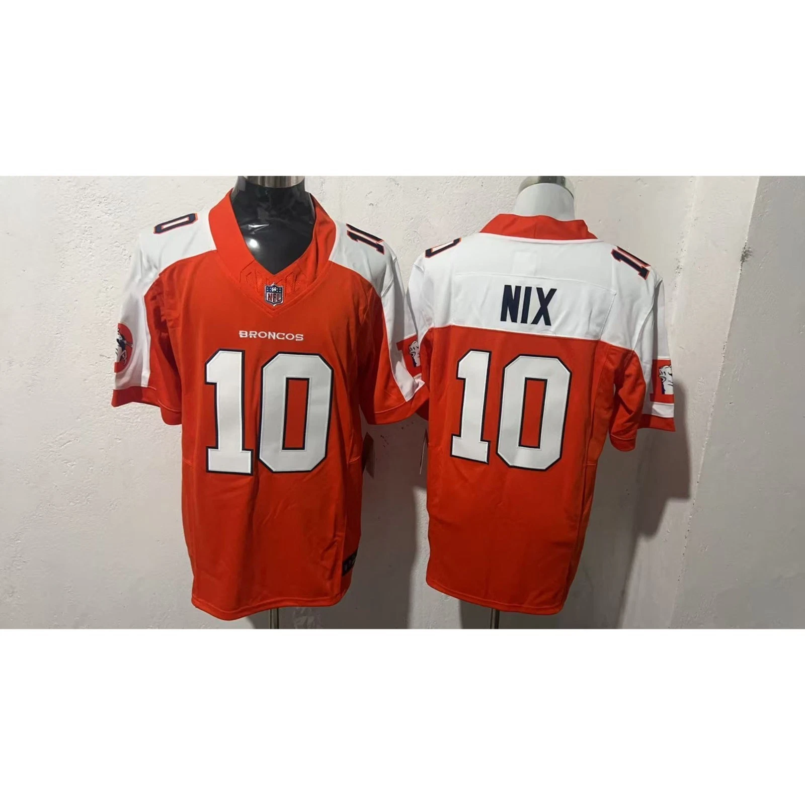 Broncoss Men's #10 Bo Nix Game Player Jersey All Size