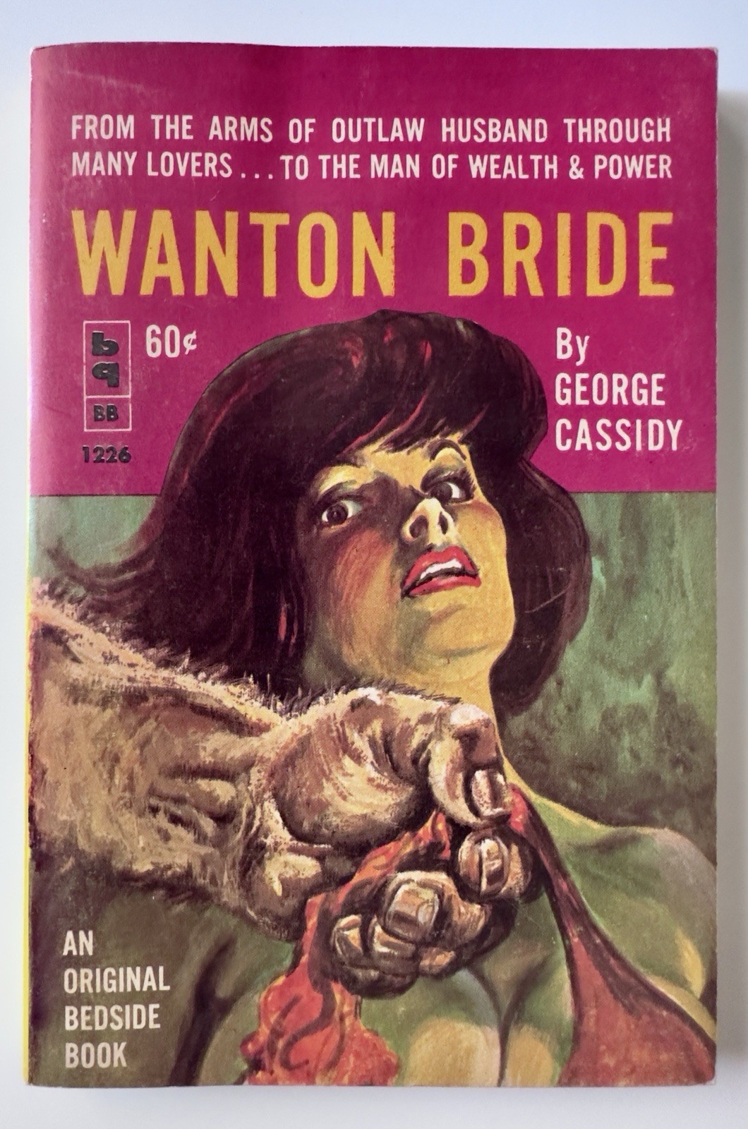 Wanton Bride 1962 George Cassidy Vintage Sleaze Paperback Bedside Book gga