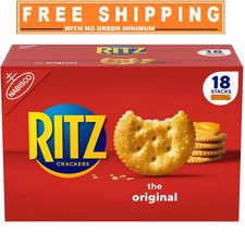 RITZ Original Crackers 18 Stay Fresh Sleeves, Total 61.65 oz FREE SHIPPING