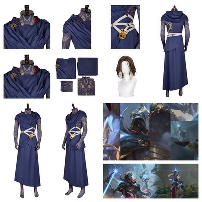 Arcane:League of Legends 2:Viktor the Machine Herald cosplay Kostüm Wig Hair set