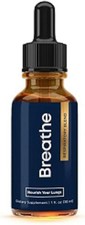 BREATHE 8-IN-1 Mullein Drops For Lungs Detox  Lung Cleanse Peppermint Thy 1 oz