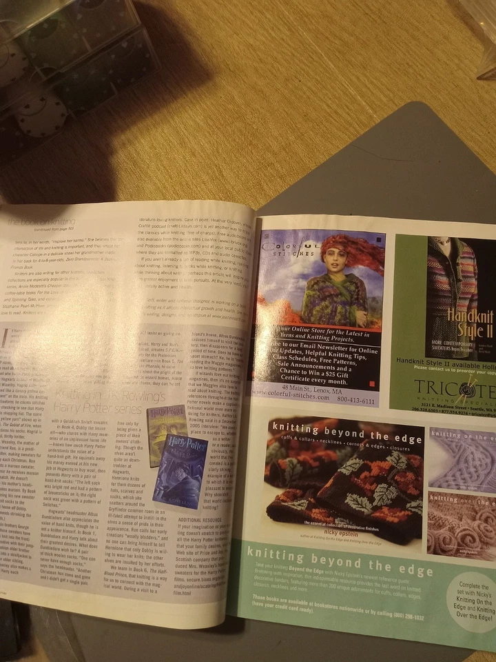 Lote 4 libros de punto SC revistas de moda vacaciones 2006 invierno verano primavera 2007 Foto 4 de 4