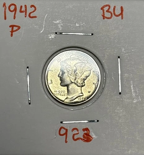 1942-P BU Mercury Dine, Item 923