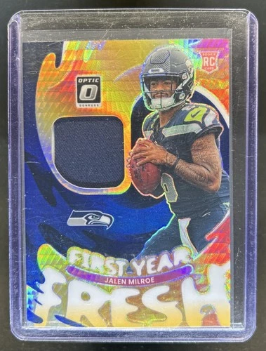 2025 Donruss Optic Jalen Milroe Blue Hyper (RAW)