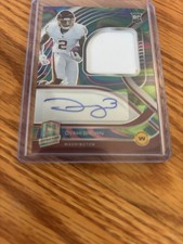2021 Panini Spectra - Rookie Patch Autographs Dyami Brown #227  #1/4