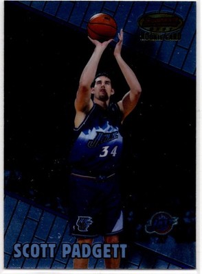 1999-2000 Topps Chrome Scott Padgett #127 RC Jazz