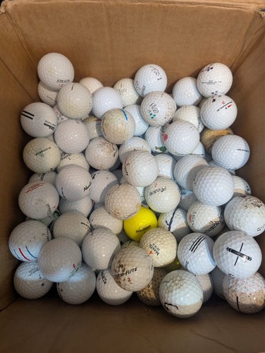 Lot 0f 101 + used bulk Practice golf balls LBS Nike Wilson Callaway Titleist VG+