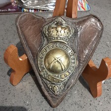Beautiful Rare Victorian Sixth Dragoon Guards Horse Breastplate Badge