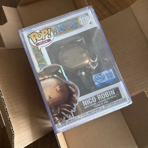 Funko Pop! One Piece Nico Robin Statue Bronze #2179 With Protector + SHRINK WRAP