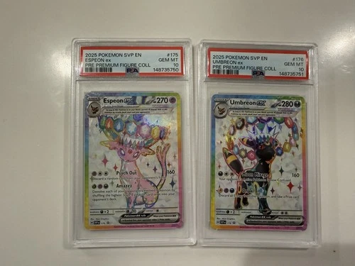 Espeon 175 and Umbreon 176 Promos - PSA 10