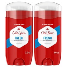 Old Spice Aluminum Free Deodorant for Men, High 3 Ounce Pack of 2