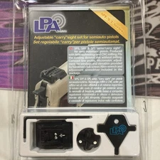 LPA Sights Adj. “Carry” Sight Set SPS08NK