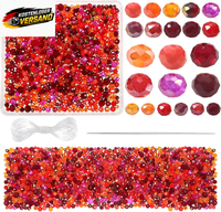 Toaob 1000 StüCk Perlen GrüN Facettenperlen GrüN 4Mm 6Mm 8Mm Glaskristall Perlen
