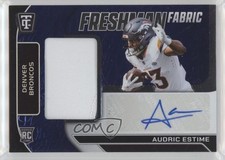 2024 Panini Totally Certified Blue 46/50 Audric Estime #FFS-AEE Auto 08ok