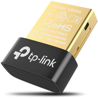 TP-Link UB400 USB Bluetooth Adapter 4.0 Dongle Receiver Nano for PC Black