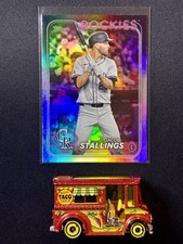 2024 Topps Update Series JACOB STALLINGS Base Set #US246 Rainbow Foil Rockies