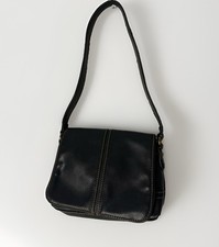 Vintage Nine West Black Shoulder Bag Purse Y2K 90s Minimalist