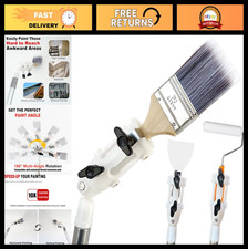 Multi-Angle Paint Brush Extender, Long Handle Extension Tool for High Ceilings &