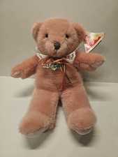 Dakin Vintage Pink Teddy Bear Victoria Bear with tag 13"