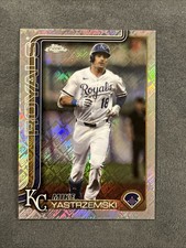 2025 Topps Chrome Update Series Topps Logo Refractor Mike Yastrzemski #USC44￼