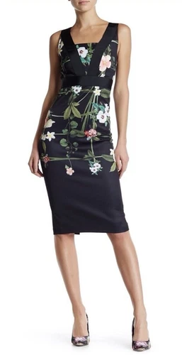 UNDERCOVER Abito Ted Baker Kacied Secret a traliccio taglia 2 (10)