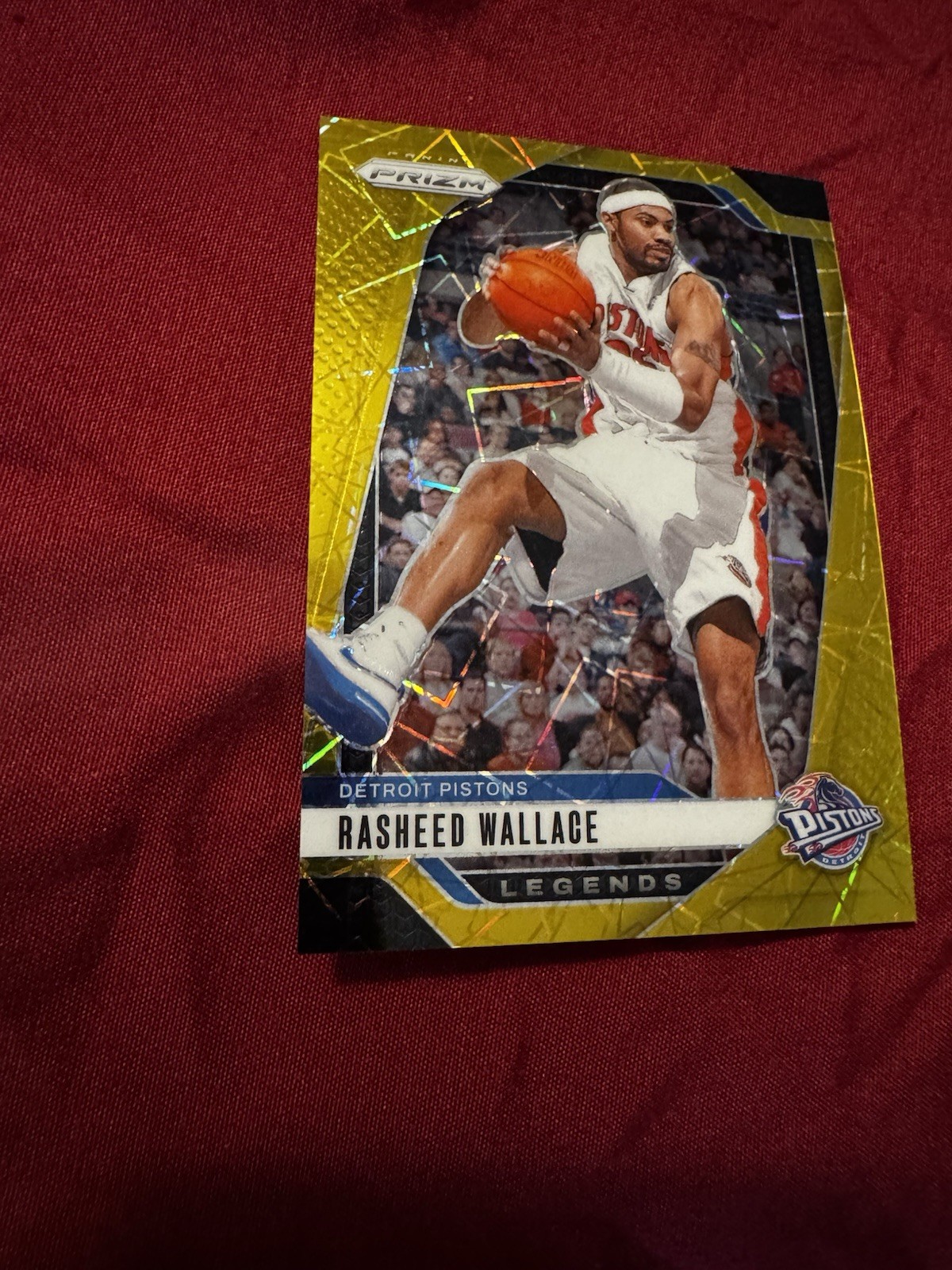 2024-25 Panini Prizm - Legends Rasheed Wallace #293 Gold Prizm /10