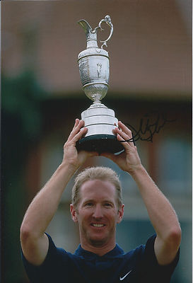 David DUVAL SIGNED 12x8 Photo + Dealer COA PGA 2001 Open Champion GOLF