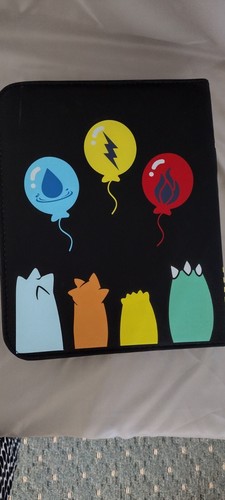 POKEMON CARD COLLECTOR BINDER WITH SLEVES & PIN STRAP WITH 4 PINS & CARDS - Picture 4 of 11