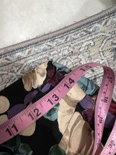 BLASSPORT By Bill Blass Vintage Floral Silk Shirt 14,Size 12 Midi Skirt 2 Piece - Picture 3 of 12