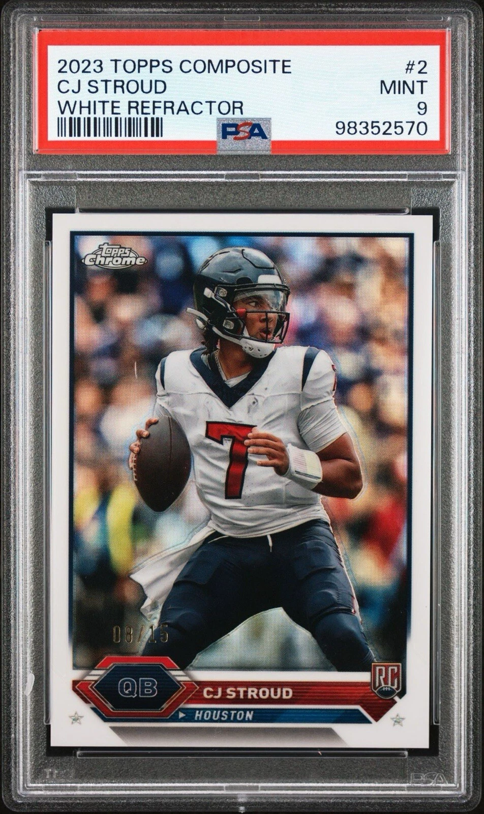 CJ Stroud Topps Composite #2 White Refractor