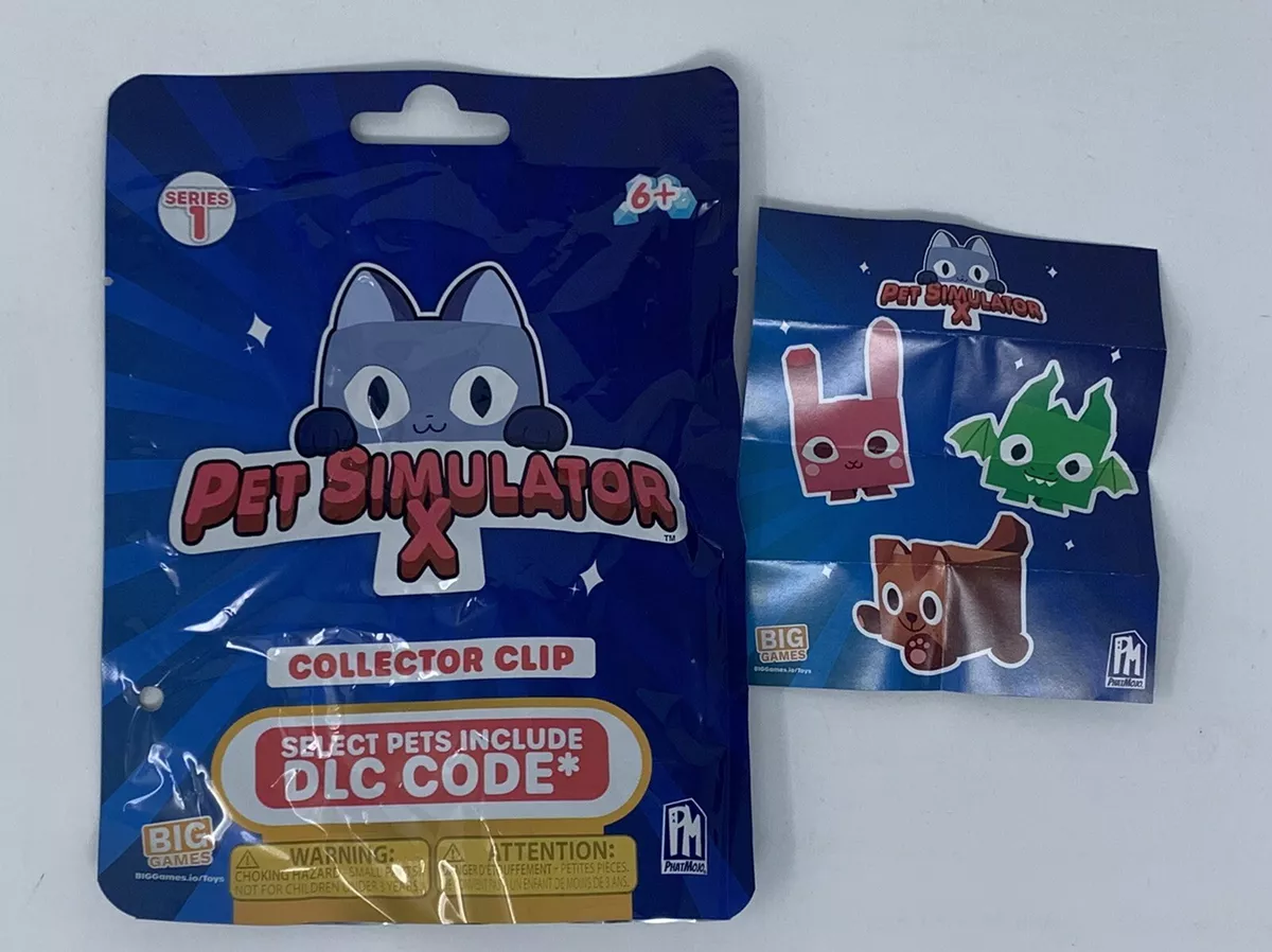 PET Simulator X - Mystery Pet Minifigure Toys with Collector Clip - Blind  Bag 1 Pack and Chance of DLC Code - Surprise Collectable