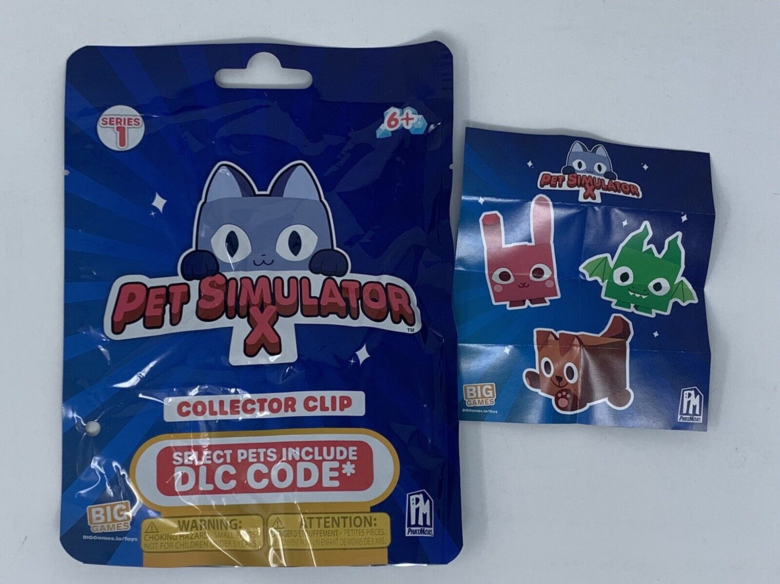 PET SIMULATOR X COLLECTOR CLIP MYSTERY FIGURE CHEST + LEGENDARY