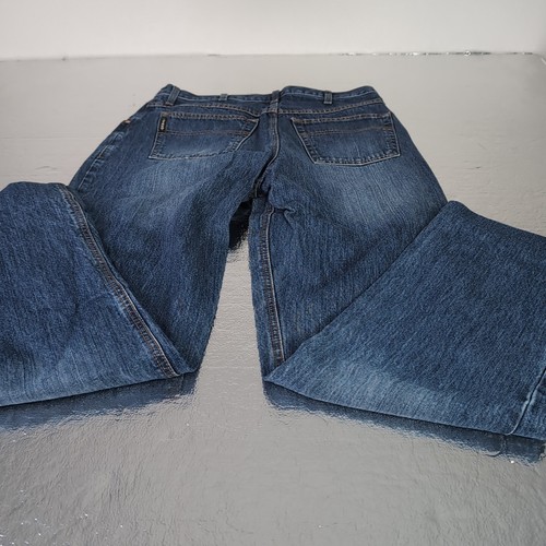 Cinch Men's Denim Jeans Green Label 33X33 Faded Hemmed - Picture 14 of 17
