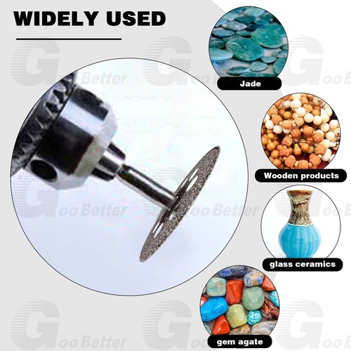 Rueda de corte de diamante 50x para herramienta giratoria Dremel troquel amoladora disco de corte de metal - Imagen 5 de 17
