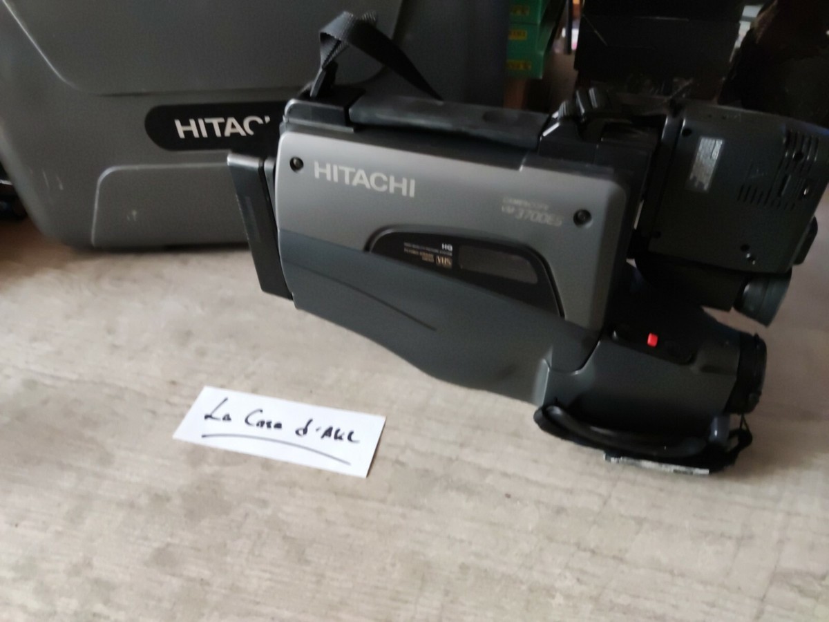 Caméra Professionnelle Vintage - Hitachi VM-3700ES - Avec Valise