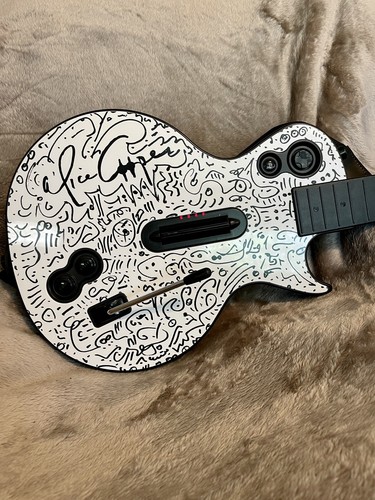 Alice Cooper Guitar Hero 3 Wireless Gibson Les Paul Playstation - Picture 2 of 4