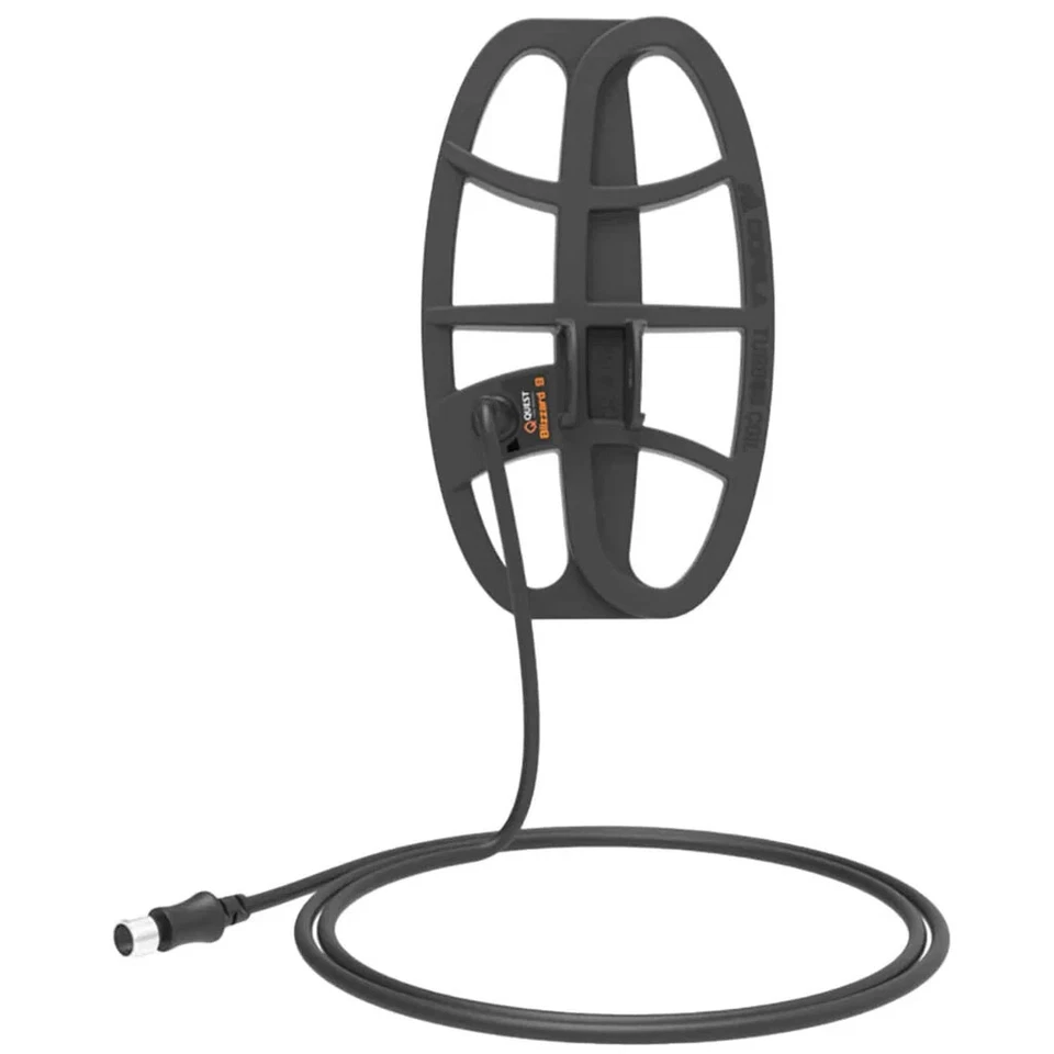 Quest Blizzard 9" × 5″ Turbo D Double D Waterproof Search Coil For V60 / V80