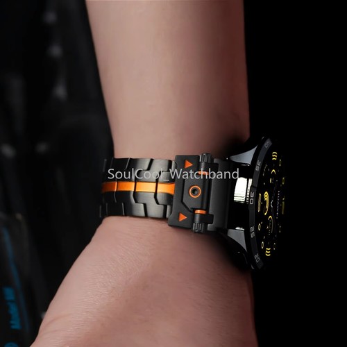 20MM/22MM Universal Stainless Steel Watch Strap Metal Replacement Wrist Bracelet - Picture 2 of 19