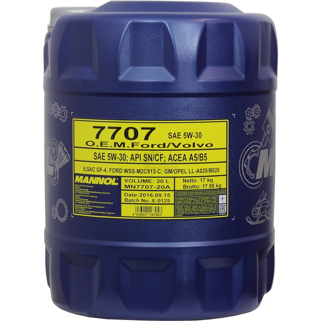 Mannol 7707 O.E.M. 5W-30 20L Motoröl (MN7707-20) günstig kaufen | eBay