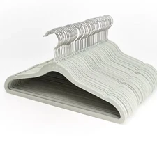 Grey Cella Velvet Hangers 50 Pack
