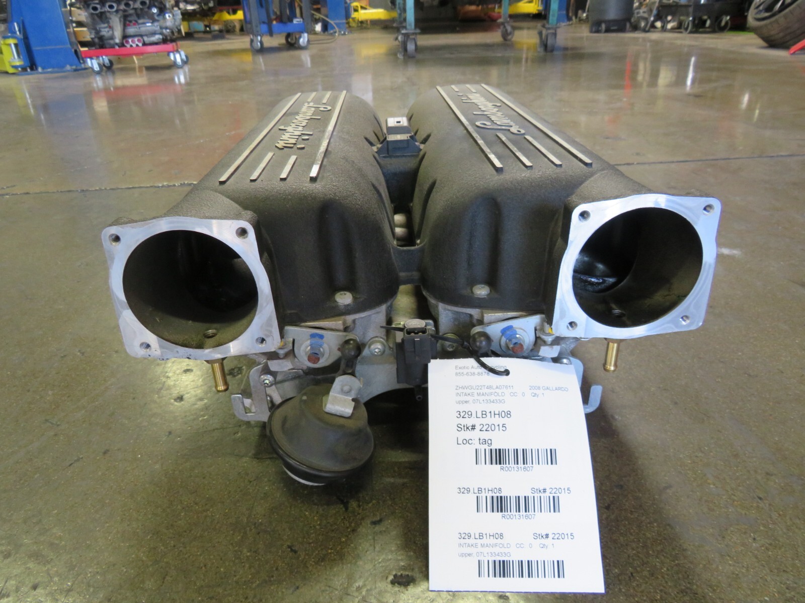 Lamborghini Gallardo, Spyder, Coupe, Intake Manifold, Complete, Used, 07L133433G