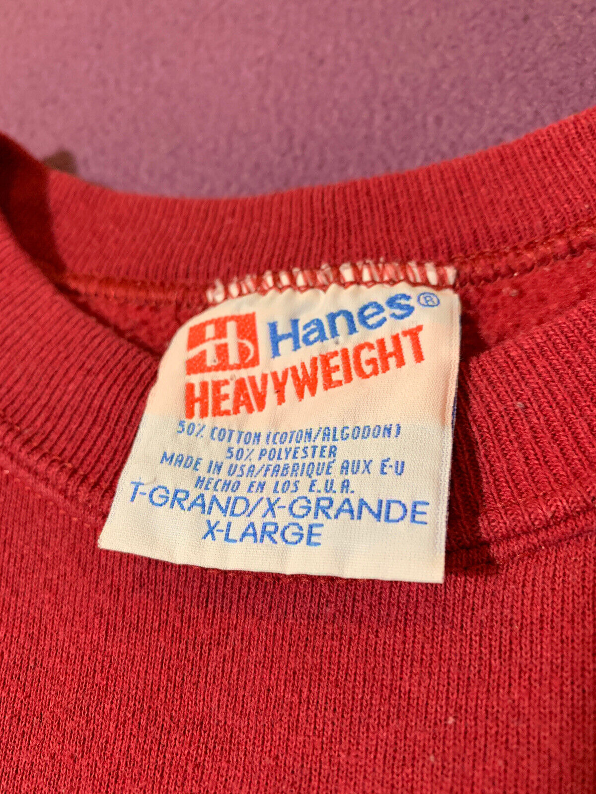 Vintage 1990s American Original Blueswear Red Han… - image 6