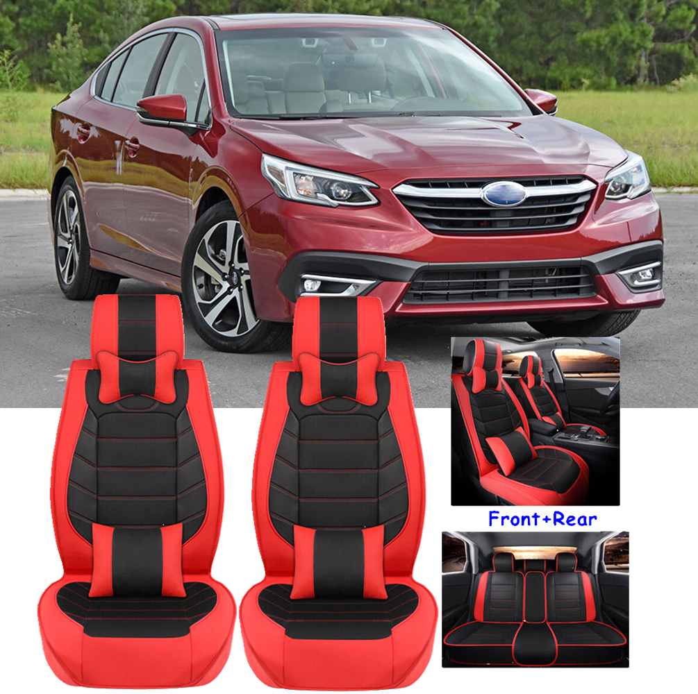 PU Leather Car Seat Cover Front & Rear Car Seats Cushion For Subaru Legacy
