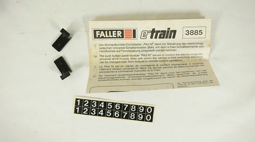 Faller E-Train Push Button Panel Momentary Connection Item 3885 NEW - Picture 8 of 12