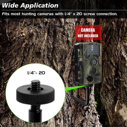 Support De Montage D'arbre De Caméra Avec Vis De 1/4 De Pouce Support D'arbre De Caméra De Chasse Avec Support De Montage à Vis CS04 | FR