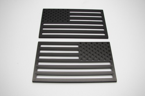 AMERICAN TACTICAL FLAG SET ABS DURABLE PLASTIC 3D LARGE CAR EMBLEM DECAL 5"X3" - Picture 21 of 24